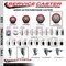 Service Caster 5'' SS Red Poly Swivel 1-3/4'' Expanding Stem Caster Set 2 Total Lock Brakes, 4PK SCC-SSEXTTL20S514-PPUB-RED-2-S-2-134 - alternate 5